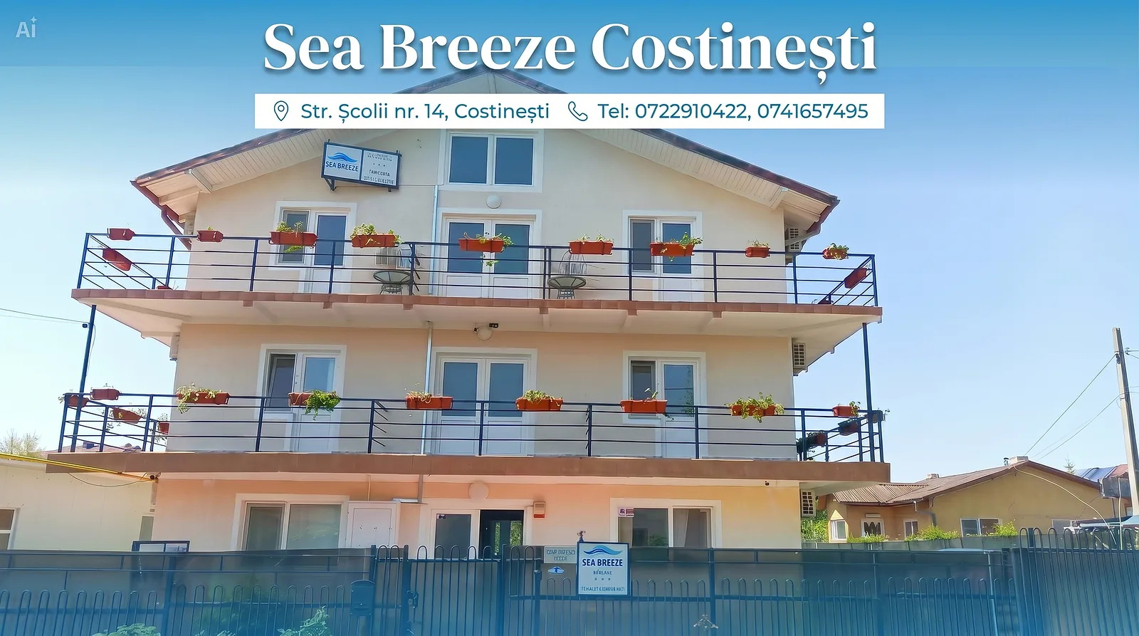 Hostel Sea Breeze, Schitu, Costinesti — Hostel în Costinești