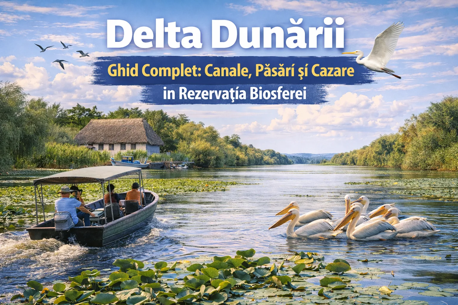 Delta Dunării – Ghid Complet: Canale, Păsări și Cazare în Rezervația Biosferei