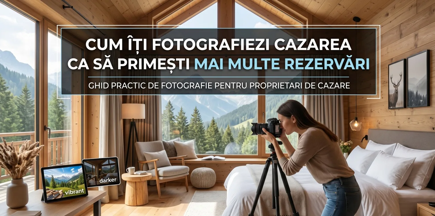 Cum Îți Fotografiezi Cazarea ca să Primești Mai Multe Rezervări