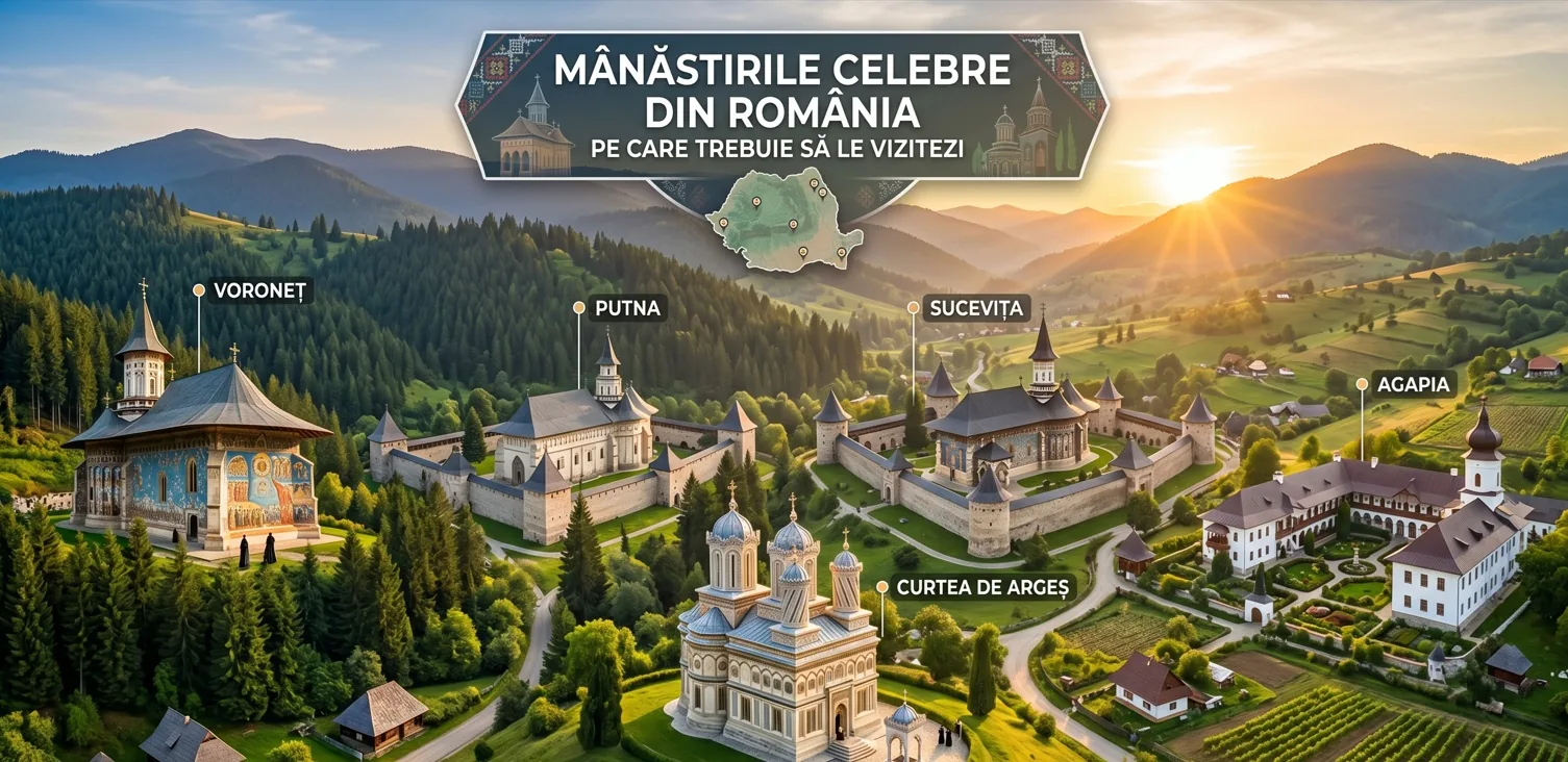 Mânăstirile Celebre din România pe Care Trebuie să le Vizitezi