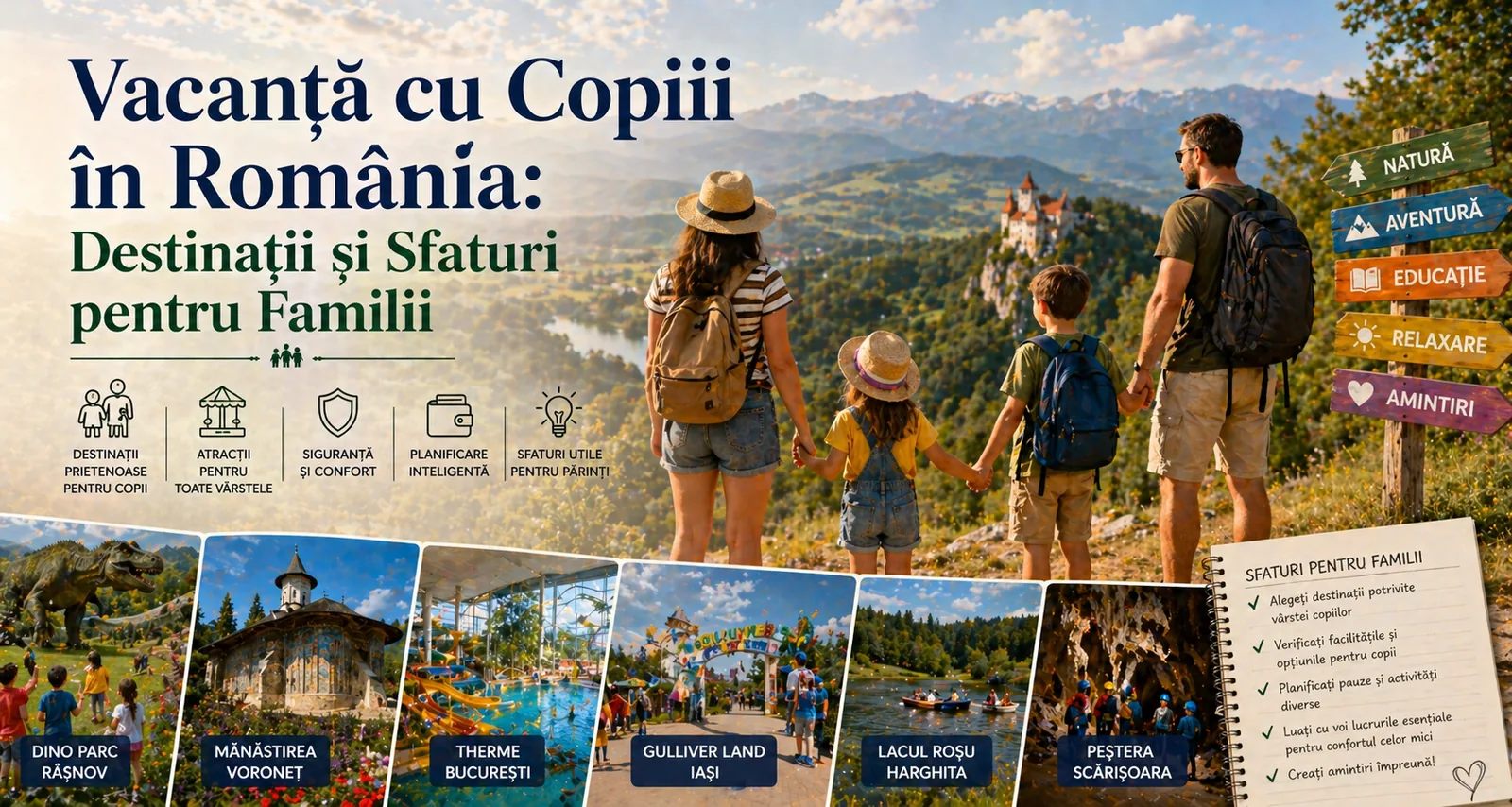 Vacanță cu Copiii în România: Destinații și Sfaturi pentru Familii