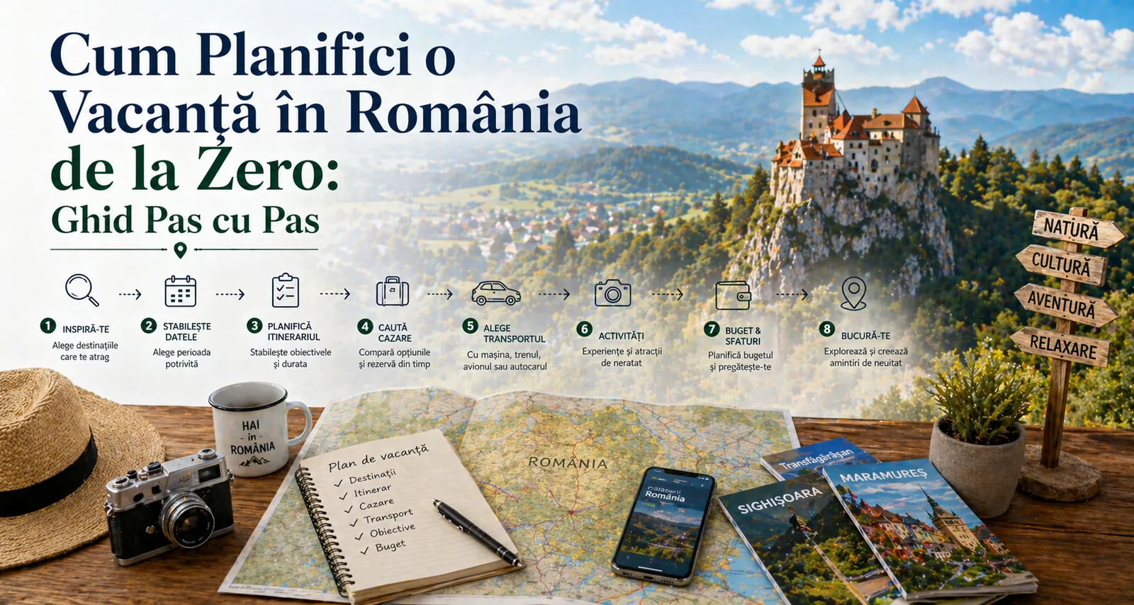 Cum Planifici o Vacanță în România de la Zero: Ghid Pas cu Pas