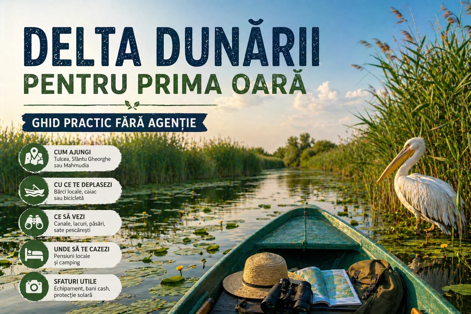 Delta Dunării pentru Prima Oară: Ghid Practic fără Agenție