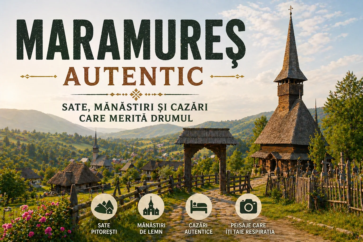 Maramureș Autentic: Sate, Mânăstiri și Cazări care Merită Drumul