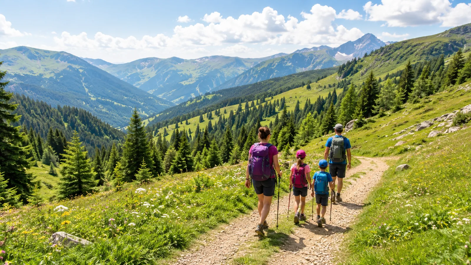 8 drumeții ușoare la munte pentru iunie 2026: trasee de o zi accesibile întregii familii