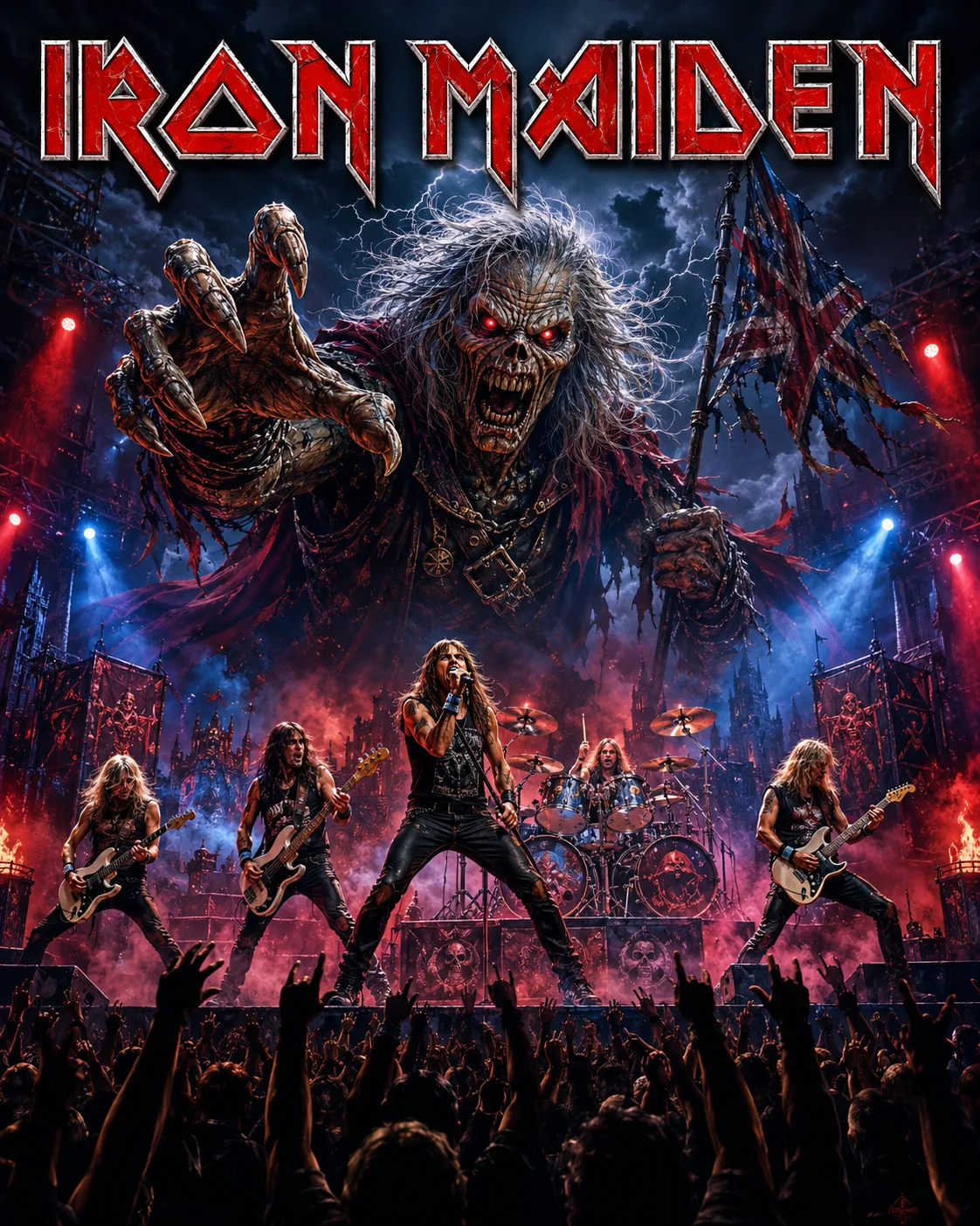 Iron Maiden pe Arena Națională, 28 mai 2026: turneul aniversar de 50 de ani ajunge la București