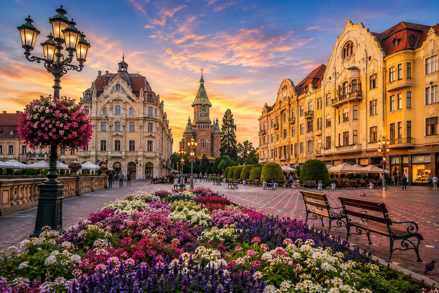 City break la Timișoara: orașul florilor, al piețelor și al Art Nouveau-ului