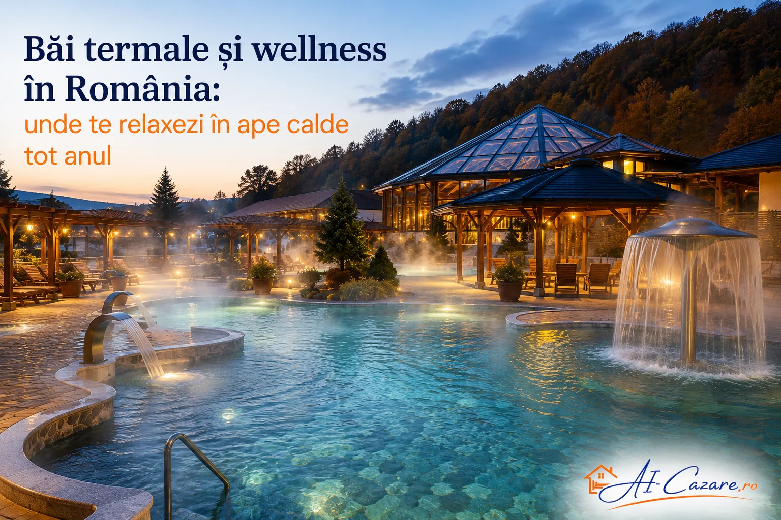 Băi termale și wellness în România: unde te relaxezi în ape calde tot anul