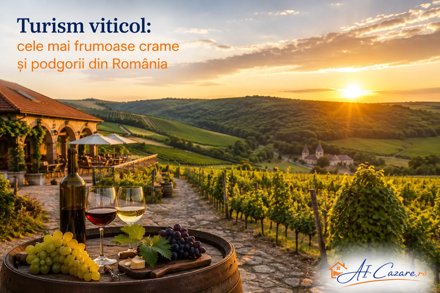 Turism viticol: cele mai frumoase crame și podgorii din România