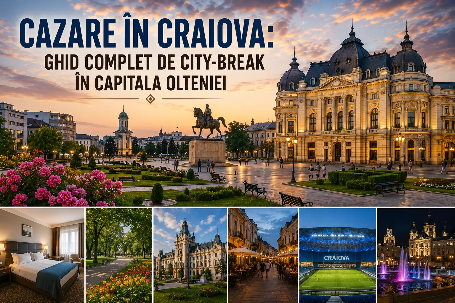 Cazare în Craiova: ghid complet de city-break în capitala Olteniei
