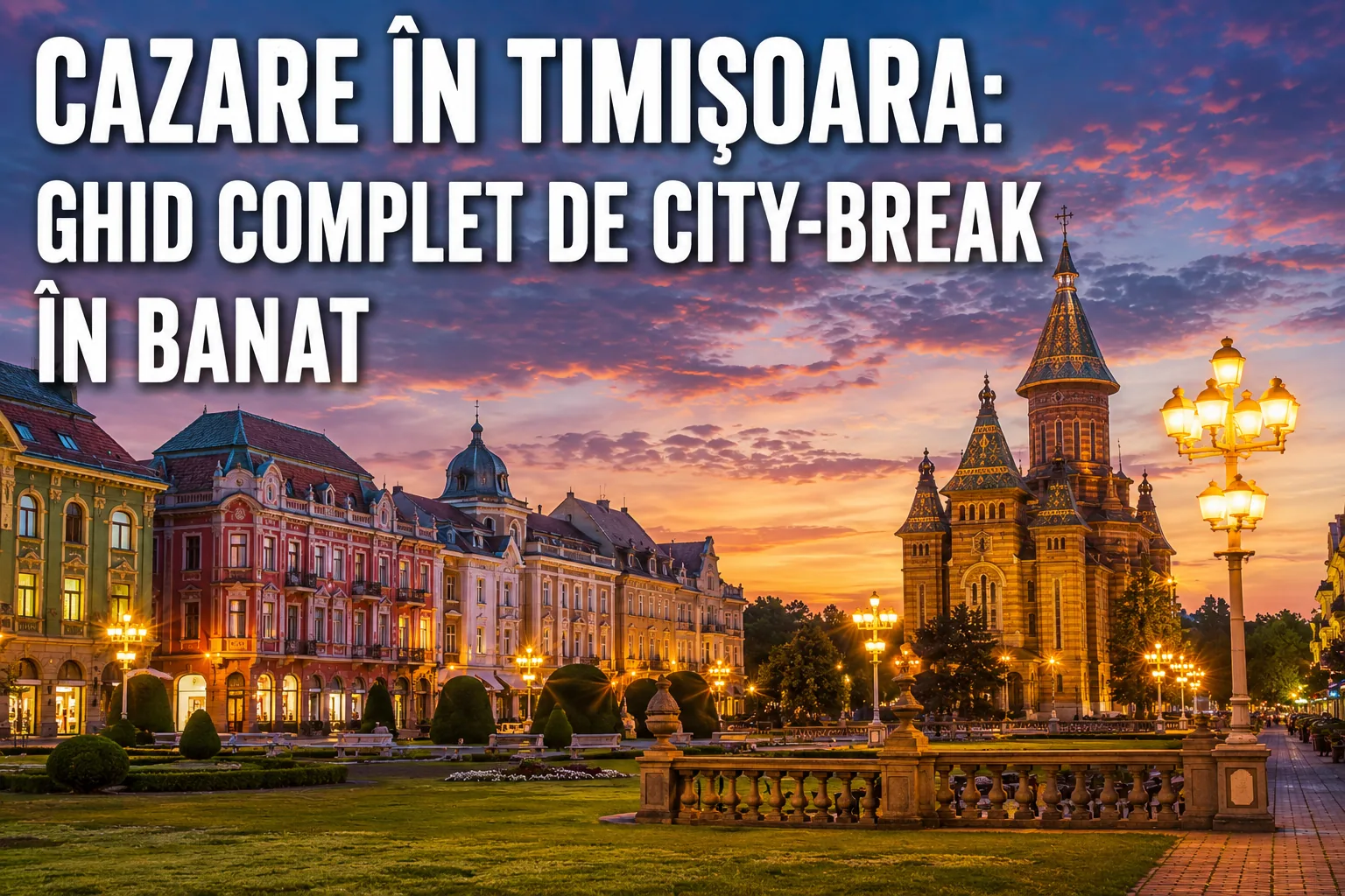Cazare în Timișoara: ghid complet de city-break în Banat
