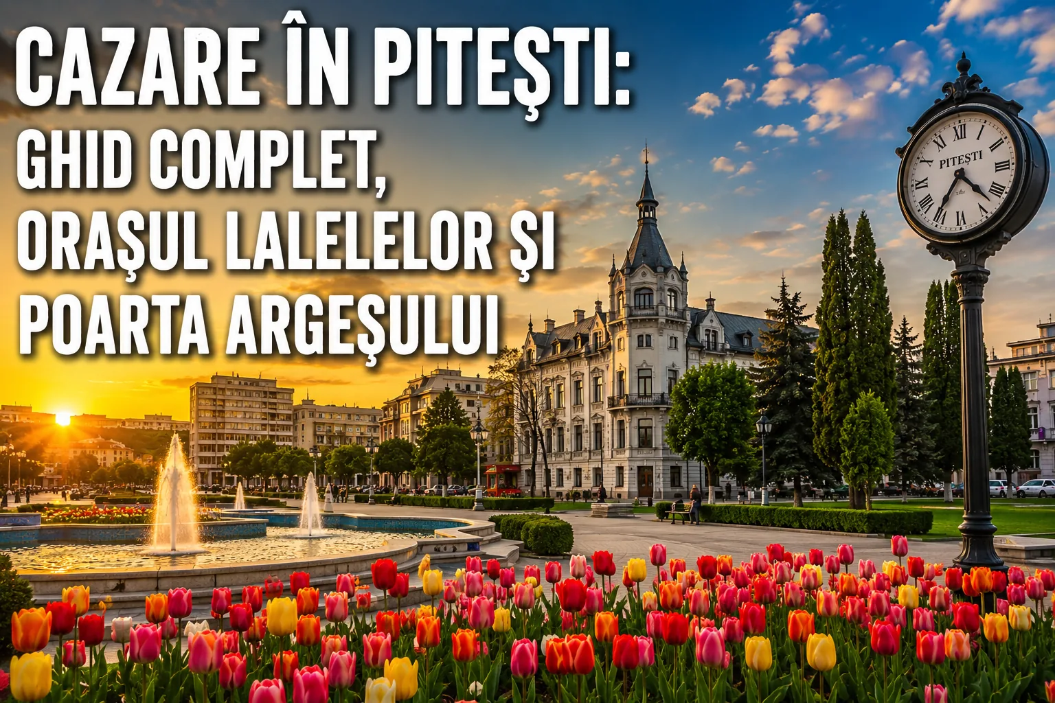 Cazare în Pitești: ghid complet, orașul lalelelor și poarta Argeșului