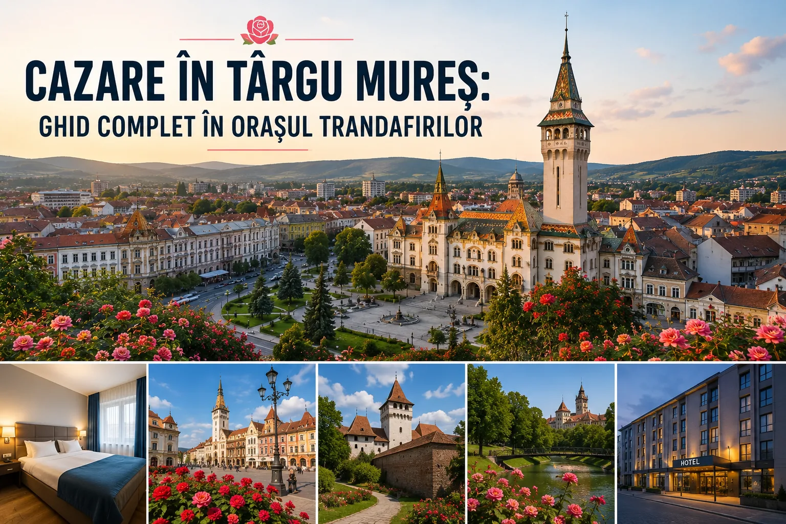 Cazare în Târgu Mureș: ghid complet în orașul trandafirilor