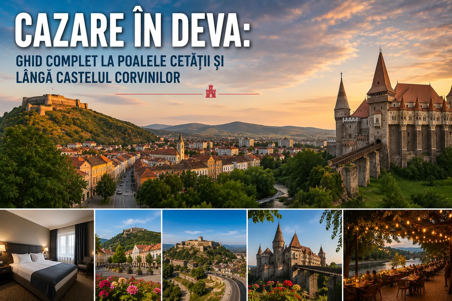 Cazare în Deva: ghid complet la poalele cetății și lângă Castelul Corvinilor