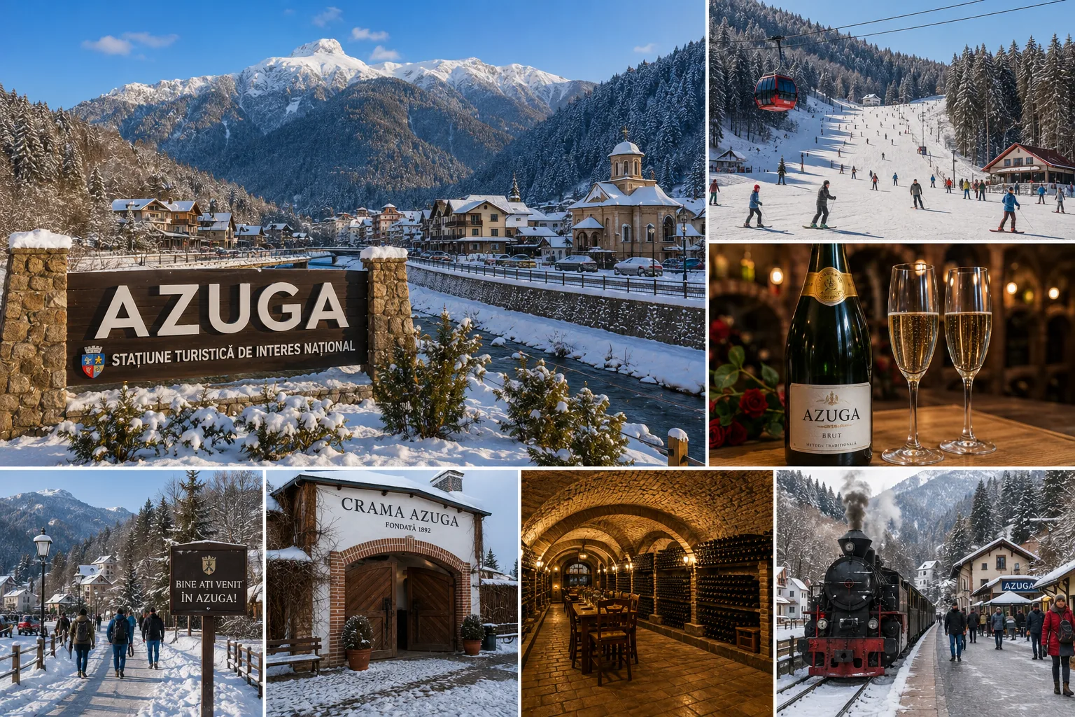 Cazare în Azuga: ghid complet, schi și vinuri spumante pe Valea Prahovei