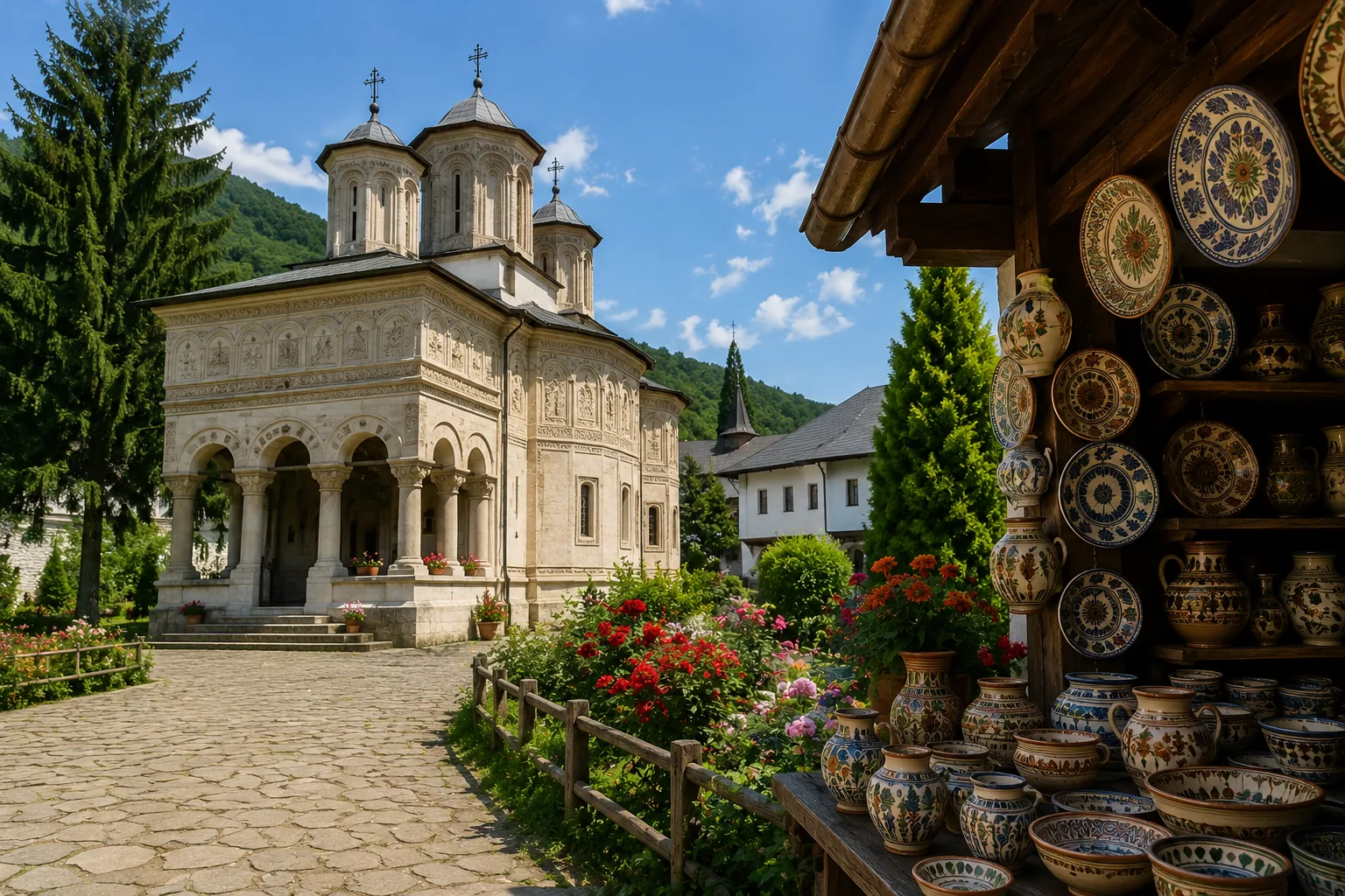 Cazare în Horezu: ghid complet, mănăstirea UNESCO și ceramica tradițională