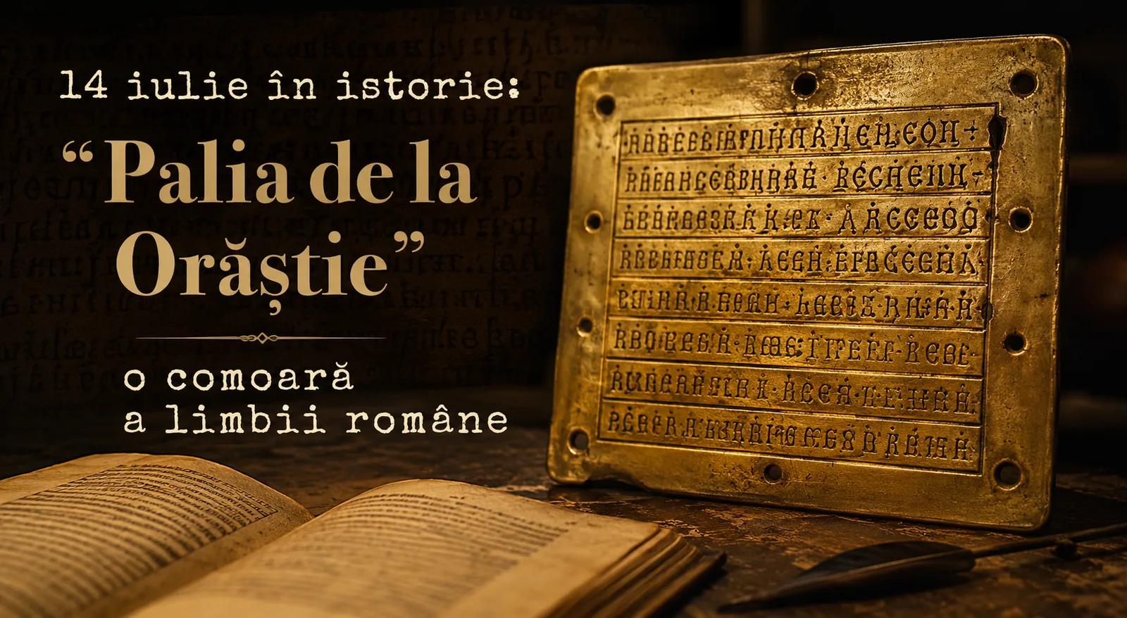 14 iulie în istorie: „Palia de la Orăștie”, o comoară a limbii române