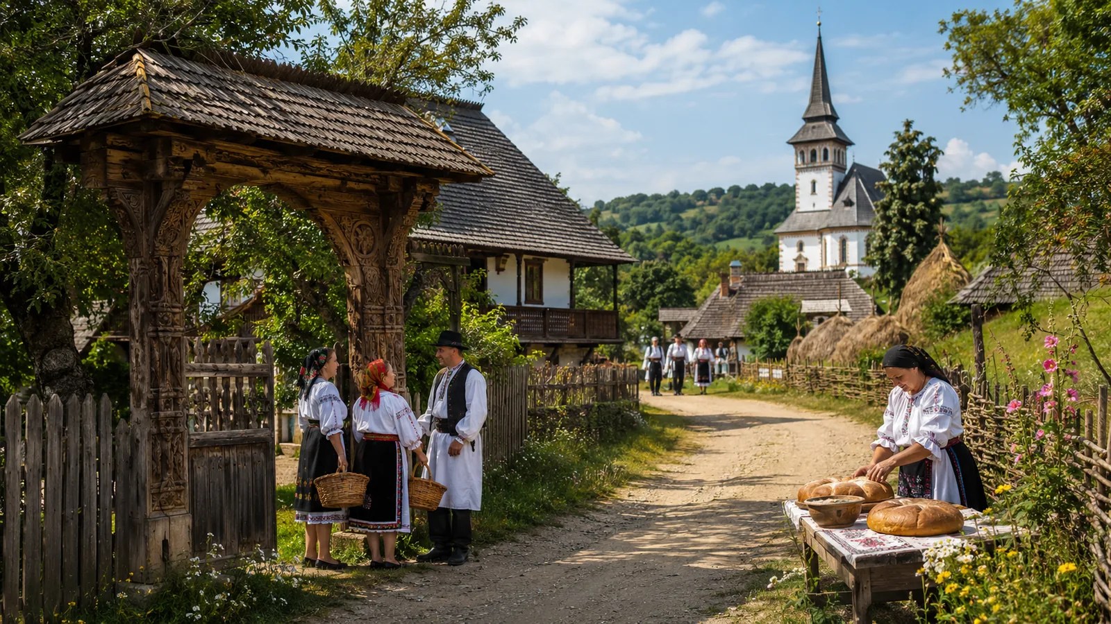 Tradiții și obiceiuri românești: o călătorie prin satul autentic