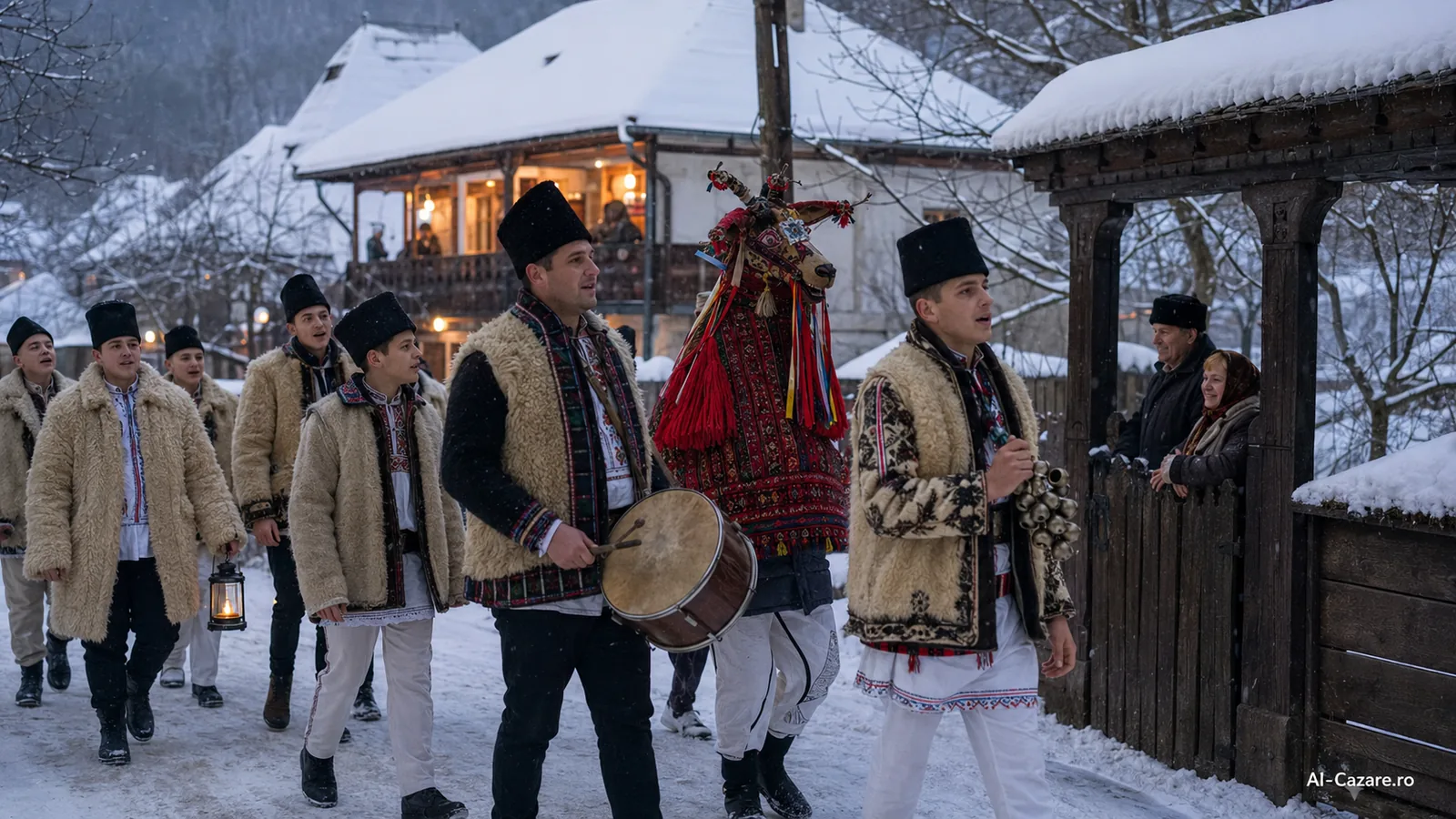 Tradiții și obiceiuri de iarnă în România: colinde, capra și plugușorul