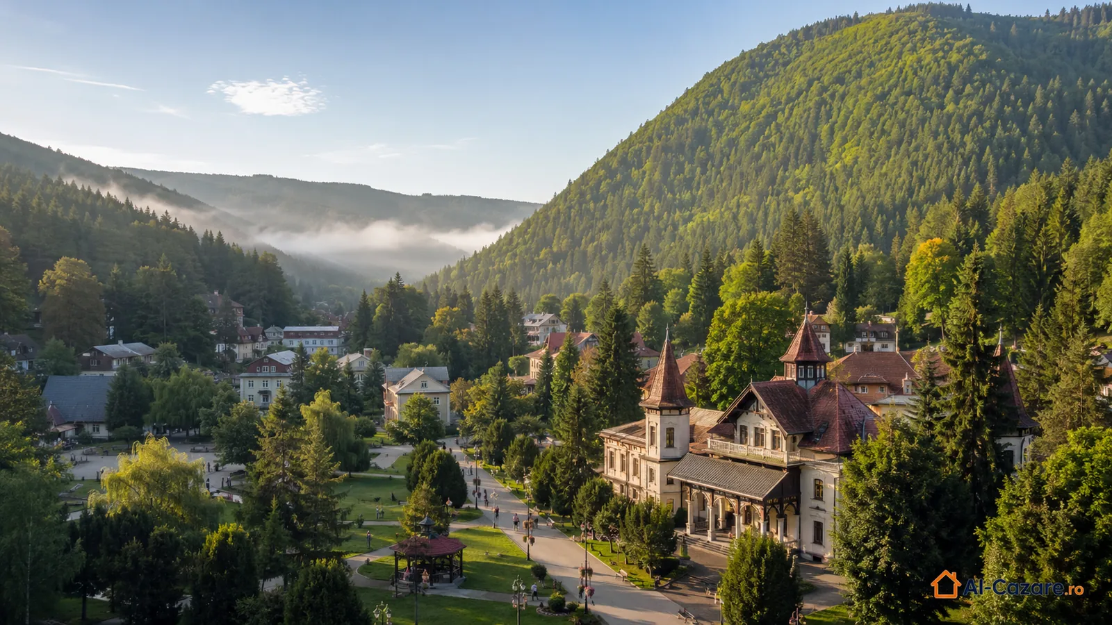 Cazare în Băile Tușnad: ghid complet, cea mai mică stațiune din România