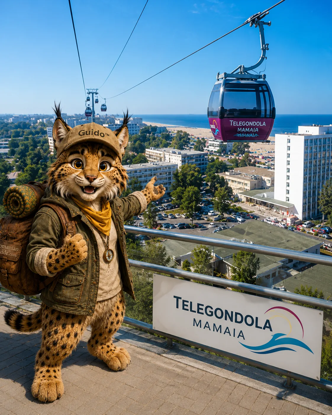 Sus, cu Telegondola Mamaia — poveste de Giddo, ghidul turistic