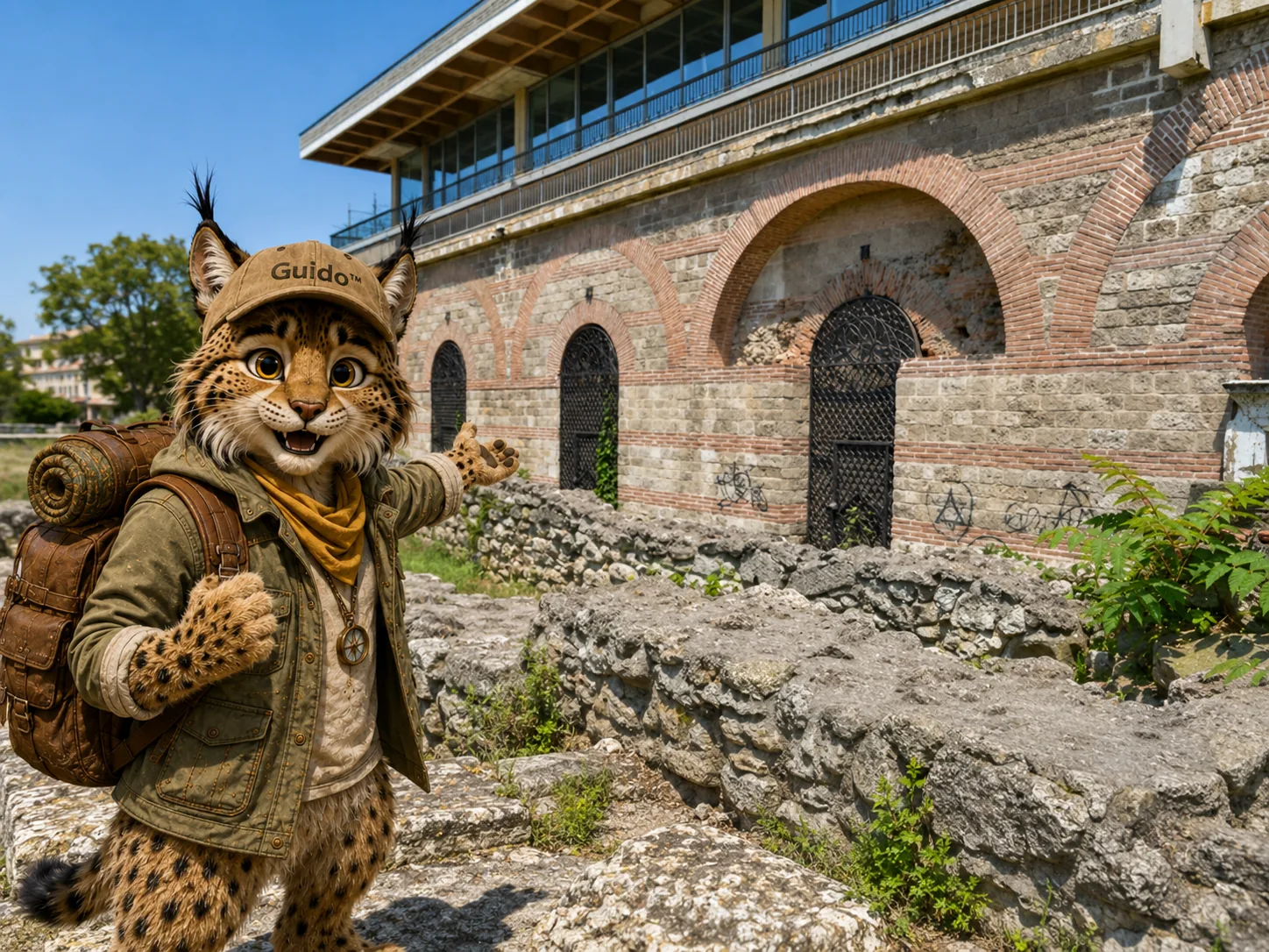 La Edificiul Roman cu Mozaic — poveste de Giddo, ghidul turistic