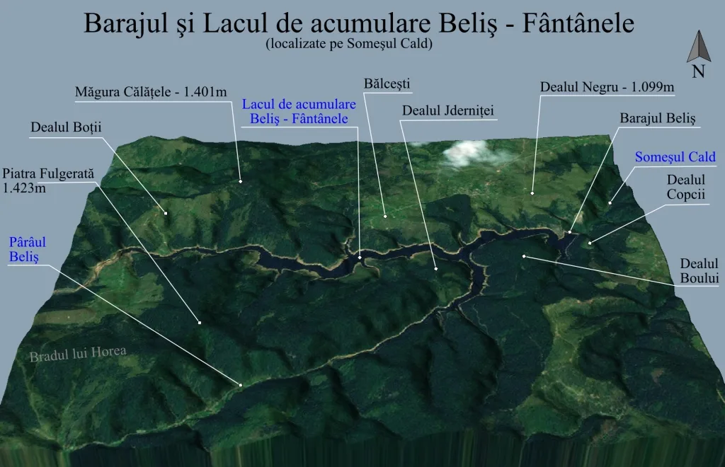 Beliș-Fântânele - Lacul