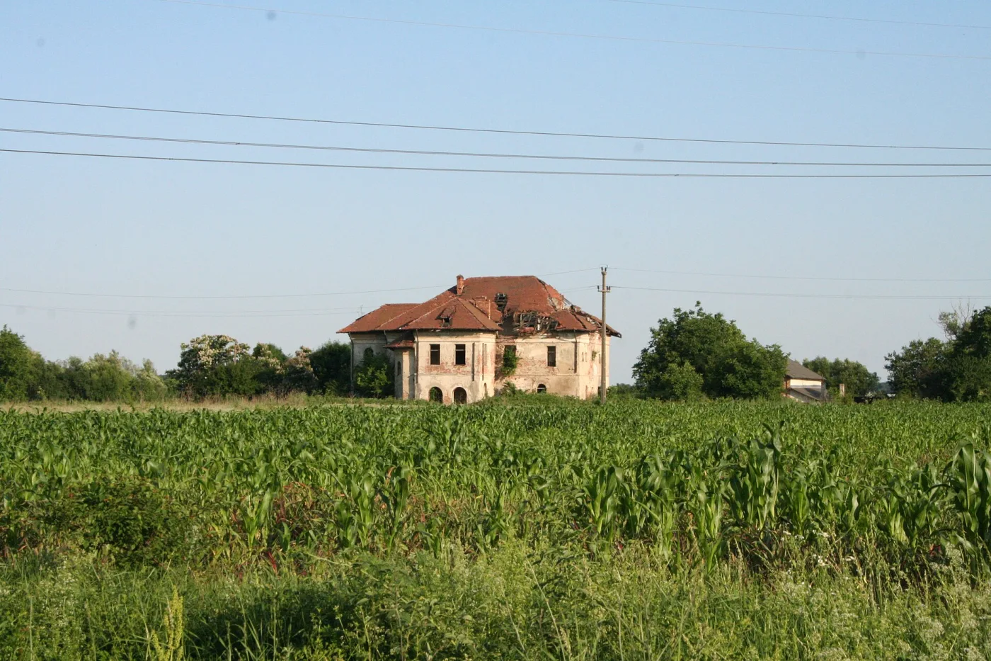 Conțești - Conacul Cantacuzino